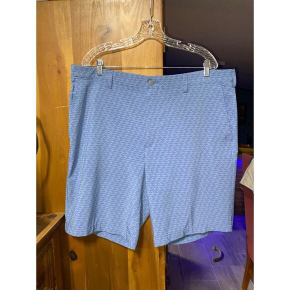 PGA Tour Men's Active 40/9 Golf Shorts Blue - Picture 1 of 4